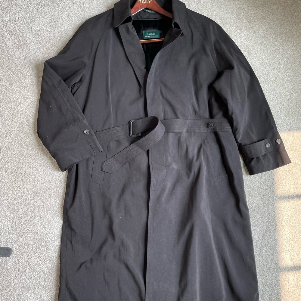 AlmostNew Men’s Ralph Lauren Trench Coat removable wool lining size42R RN117688